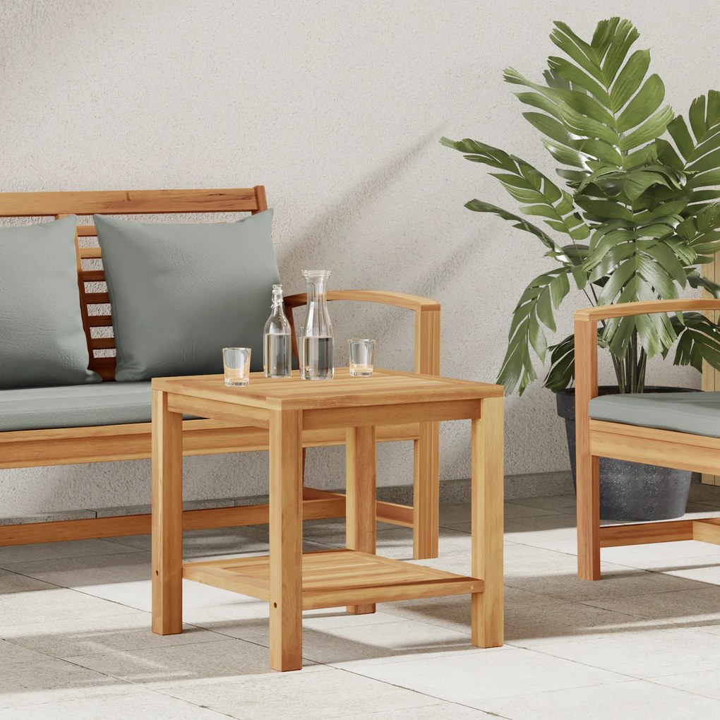 vidaXL Τραπεζάκι σαλονιού Καφέ 45 x 45 x 45 cm Μασίφ ξύλο teak