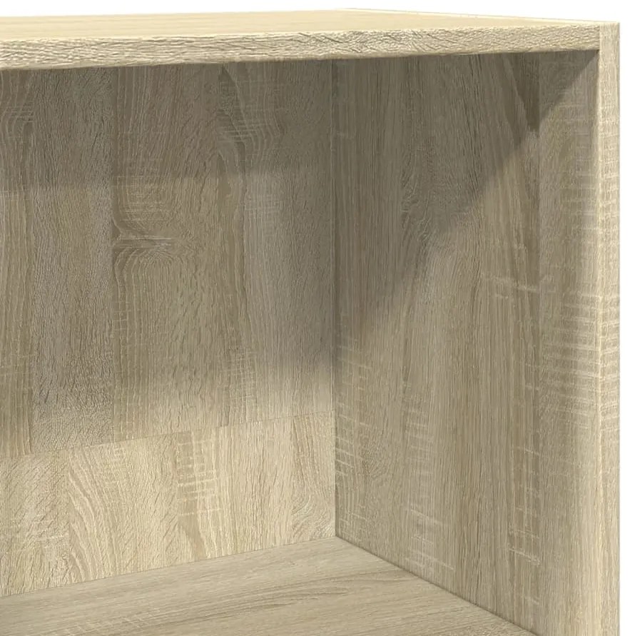 vidaXL Βιβλιοθήκη Sonoma Δρυς 40x30x189 εκ. από Επεξεργασμένο Ξύλο