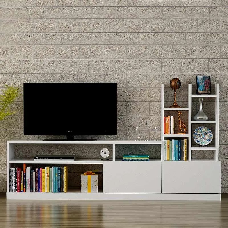 ΣΥΝΘΕΣΗ ΤΗΛΕΟΡΑΣΗΣ PESARO MEGAPAP ΧΡΩΜΑ ΛΕΥΚΟ 165X25X91,3ΕΚ.