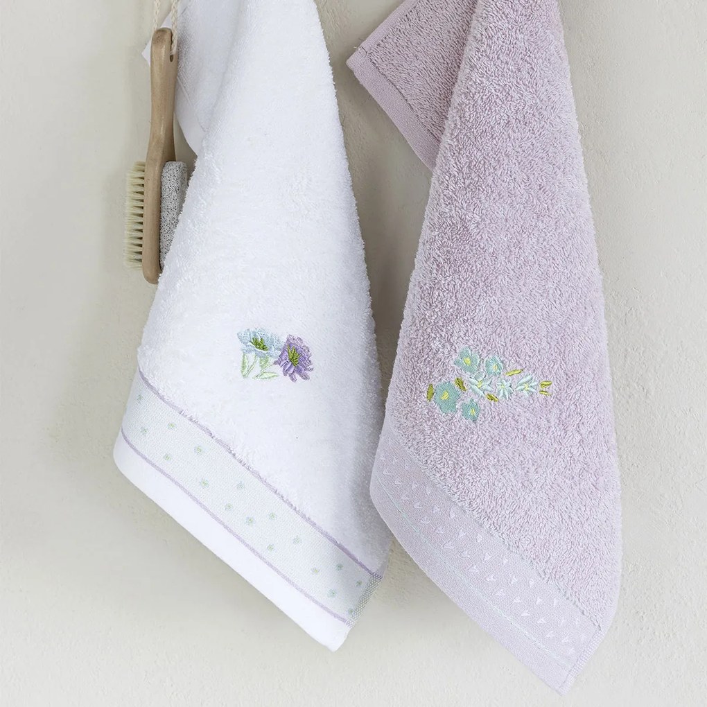 Πετσέτες Χεριών (Σετ 2τμχ) Nima Lavender 420gsm