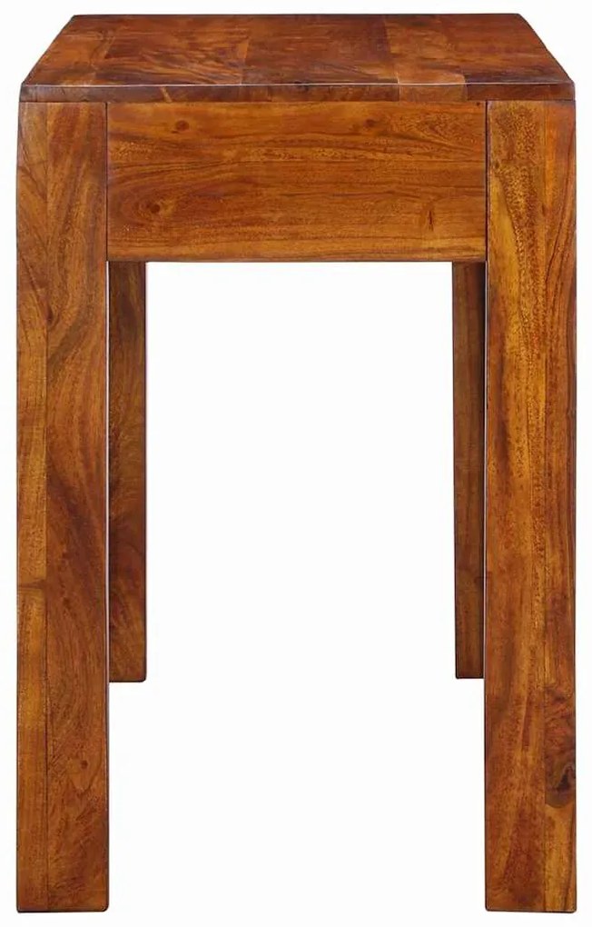 vidaXL Γραφείο με συρτάρι Καφέ 100 x 50 x 75 cm Μασίφ ξύλο ακακίας