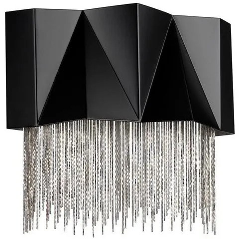 Απλίκα Φωτιστικό Τοίχου 3xG9 Zuma Elstead Lighting-HK-ZUMA-3W-SBS-Μαύρο-Ασημί HK-ZUMA-3W-SBS