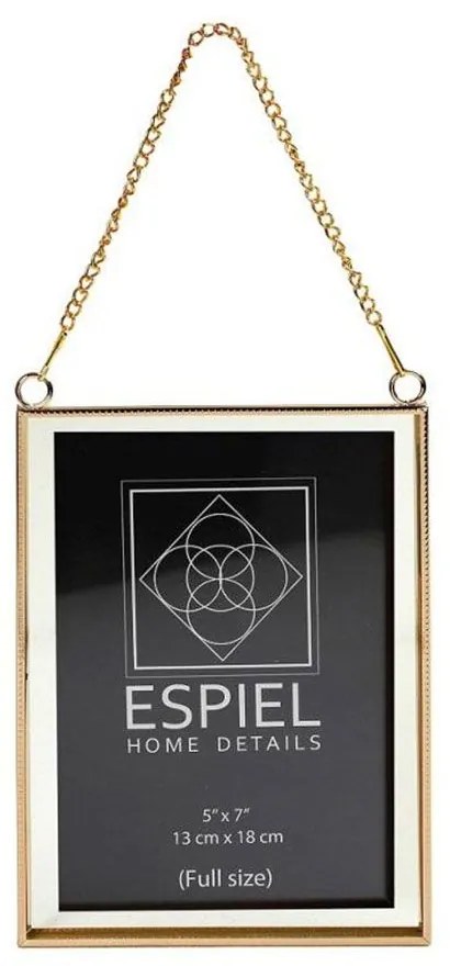 Κορνίζα FAM714 13x18cm Gold Espiel Metal,Aluminum