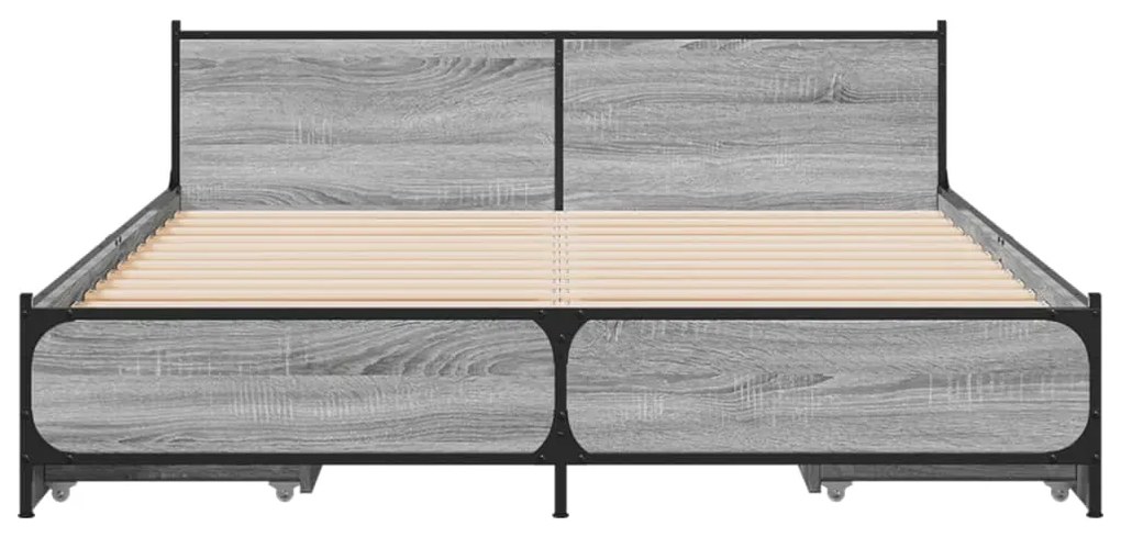 ΠΛΑΙΣΙΟ ΚΡΕΒΑΤΙΟΥ ΜΕ ΣΥΡΤΑΡΙΑ ΓΚΡΙ SONOMA 135X190ΕΚ. ΕΠΕΞ. ΞΥΛΟ 3279950