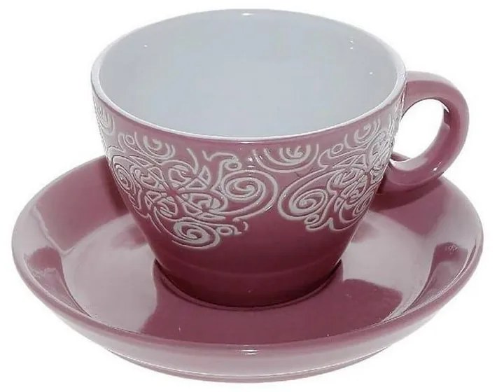 Φλυτζάνι Καπουτσίνο Vienna Hun121K6 Pink Espiel Ceramic