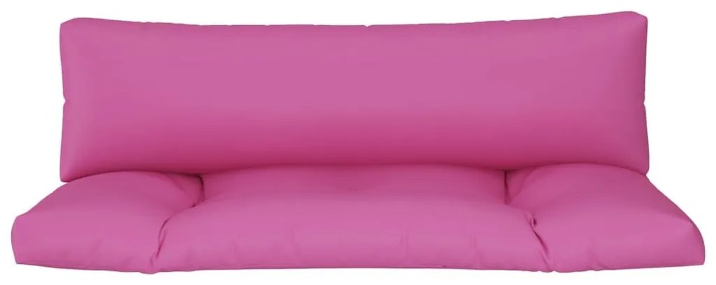 Μαξιλάρια Παλέτας 2 τεμ. Ροζ από Ύφασμα Oxford - Ροζ