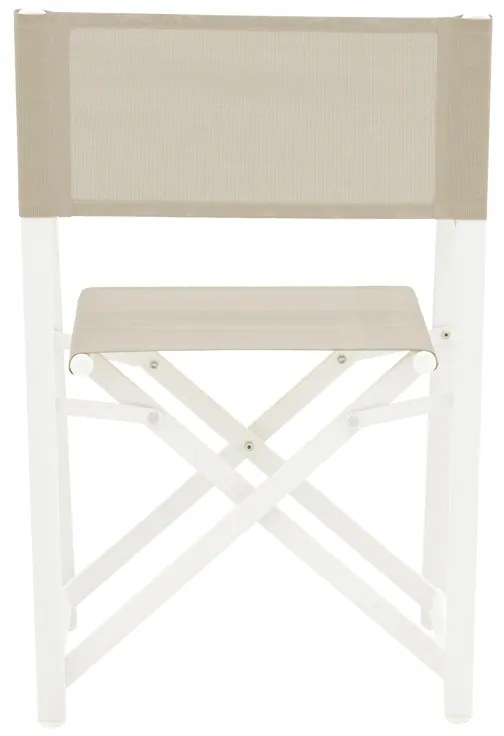 Τραπεζαρία Kliton - Mabu σετ 5τεμ pakoworld αλουμίνιο σε λευκή απόχρωση 80x80x74εκ