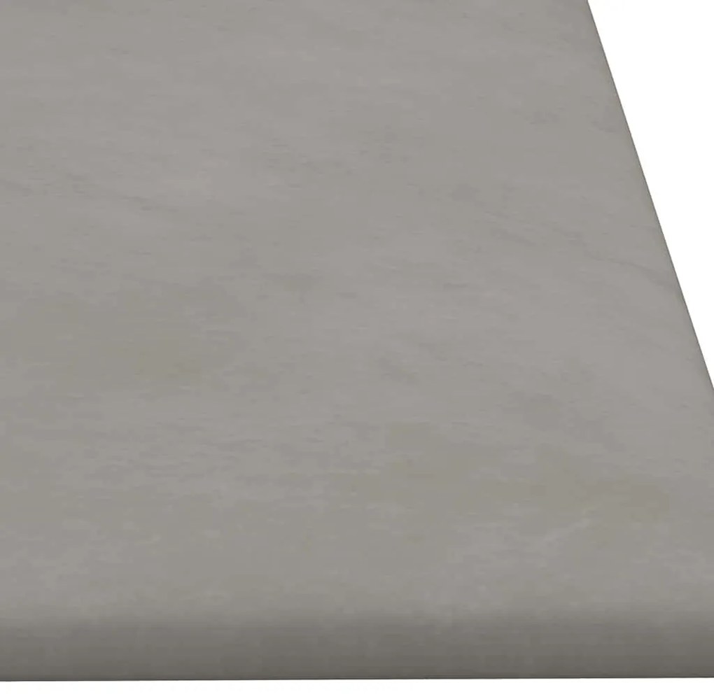 vidaXL Πάνελ Τοίχου 12 τεμ. Ανοιχτό γκρι 90 x 30 εκ. 3,24 μ² Βελούδο
