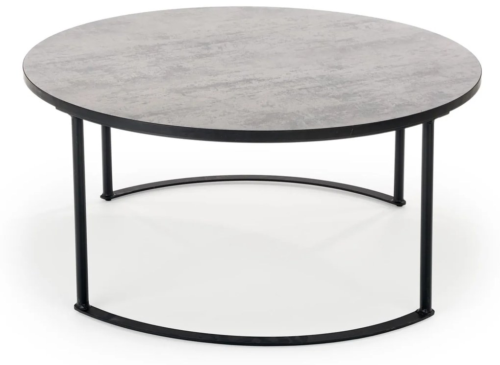 MACAO coffee table, gray / black DIOMMI V-CH-MACAO-LAW