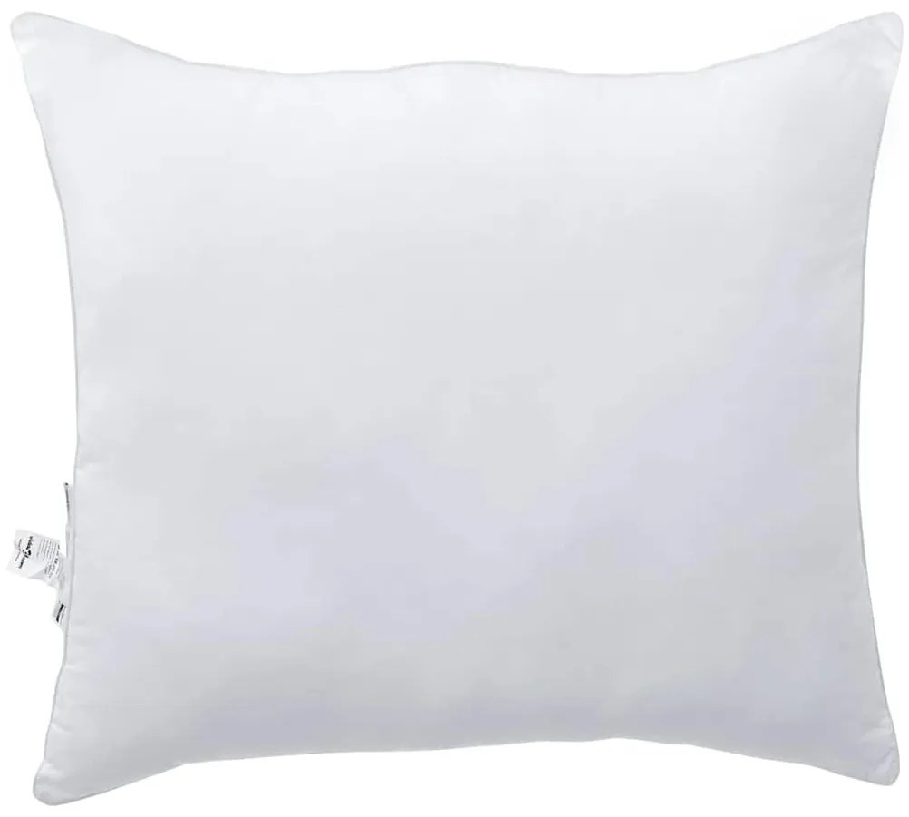 vidaXL Μαξιλάρι με μαξιλάρι Λευκό Βαμβάκι και Πολυεστέρας