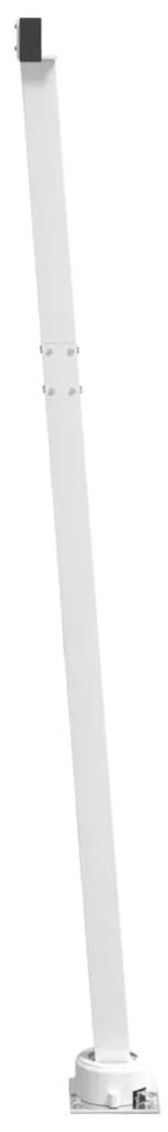 vidaXL Στύλοι Τέντας Σετ Λευκοί 300 x 245 εκ. από Σίδερο