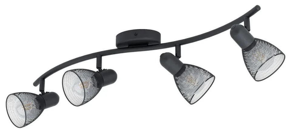 Φωτιστικό Οροφής Spot Carovigno 98623 Black Eglo Metal