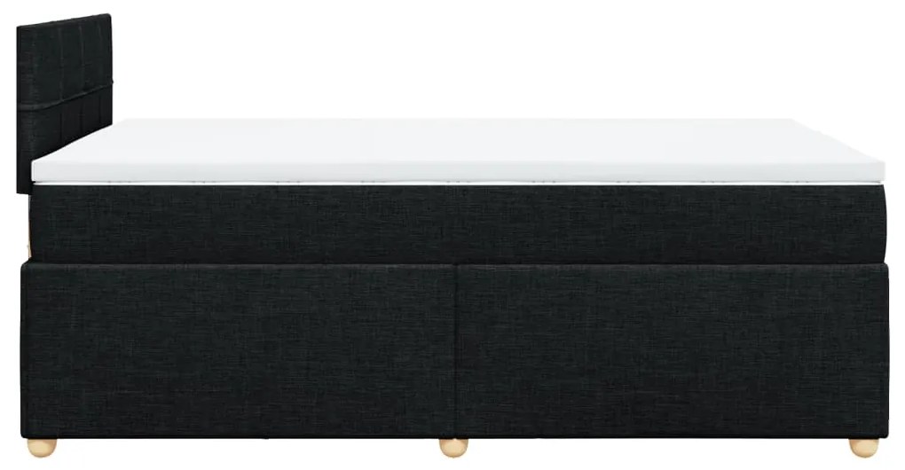 ΚΡΕΒΑΤΙ BOXSPRING ΜΕ ΣΤΡΩΜΑ ΜΑΥΡΟ 120X200 ΕΚ. ΥΦΑΣΜΑΤΙΝΟ 3286649