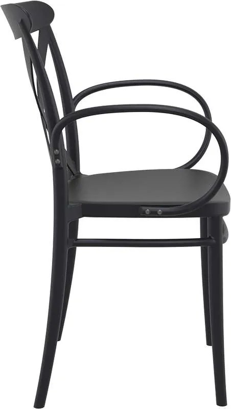 ΠΟΛΥΘΡΟΝΑ ΠΟΛ/ΝΙΟΥ ΚΡΟΣ XL BLACK 57Χ51Χ87εκ.