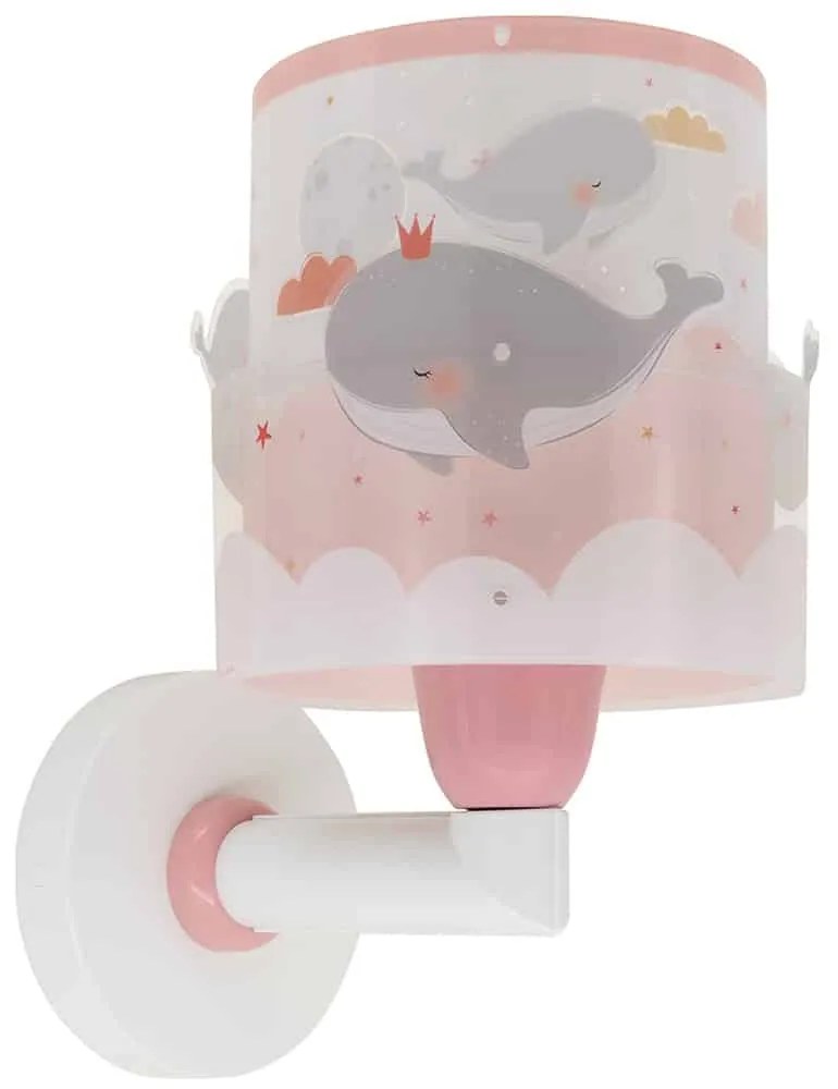Whale Dreams Pink απλίκα τοίχου (61179[S]) - 61179S - 61179S
