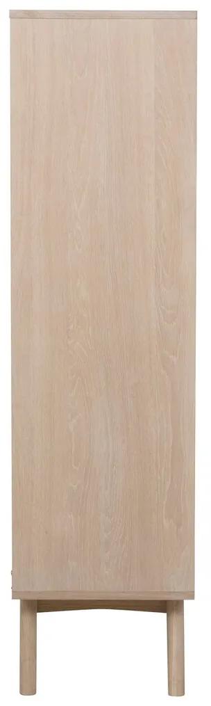 Βιτρίνα Oakland A109, 140x148x40cm, 95 kg, Δρυς, Ινοσανίδες μέσης πυκνότητας, Επεξεργασμένο γυαλί, Φυσικό ξύλο καπλαμά, Ο αριθμός των θυρών: 5