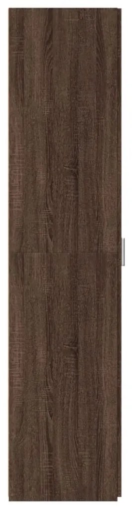 vidaXL Ντουλάπι Καφέ Δρυς 40x42,5x185 εκ. από Επεξεργασμένο Ξύλο