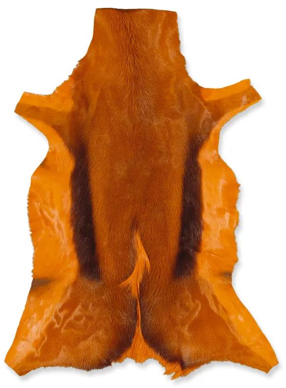 Δέρμα Γαζέλας Dyed Orange - 55x90