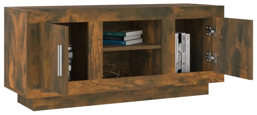 vidaXL Έπιπλο Τηλεόρασης Καπνιστή Δρυς 102x35x45 εκ. Επεξ. Ξύλο