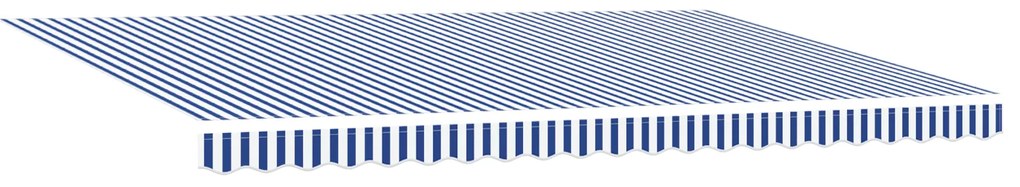 vidaXL Σκηνίτσα Αναδιπλούμενη with Μπλε και λευκό 4.5 x 3 m