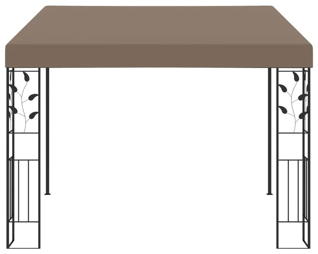 Κιόσκι Επιτοίχιο Taupe 3 x 3 x 2,5 μ. - Μπεζ-Γκρι