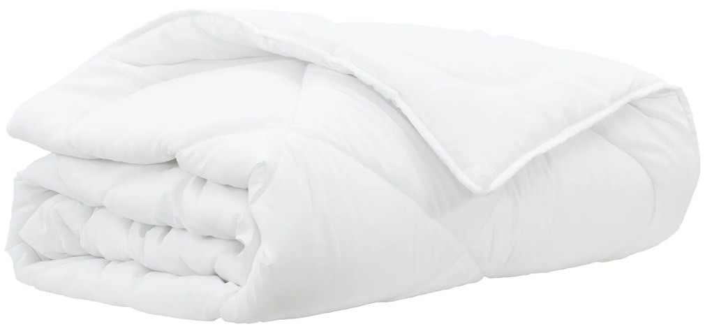 vidaXL Κουβέρτες & Παπλώματα Λευκό 240 x 220 cm Μικροΐνες