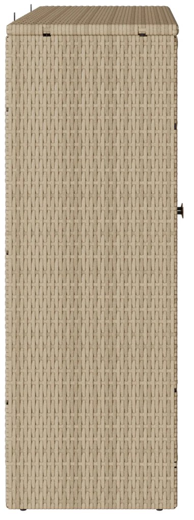 vidaXL Ντουλάπα Αποθήκευσης Μπεζ 100x36x102 εκ Ρατάν