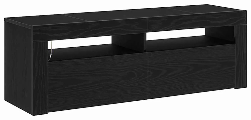 vidaXL Ντουλάπι TV Μαύρο 120 x 35 x 40 εκ. Επεξεργασμένο ξύλο