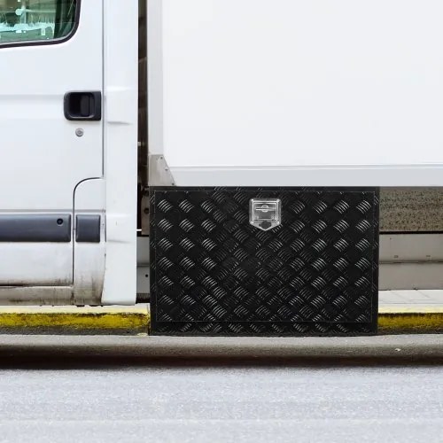 VEVOR Underbody Aluminum Truck Tool Box 36&quot; x 24&quot; x 24&quot; Trailer RV Tool Storage