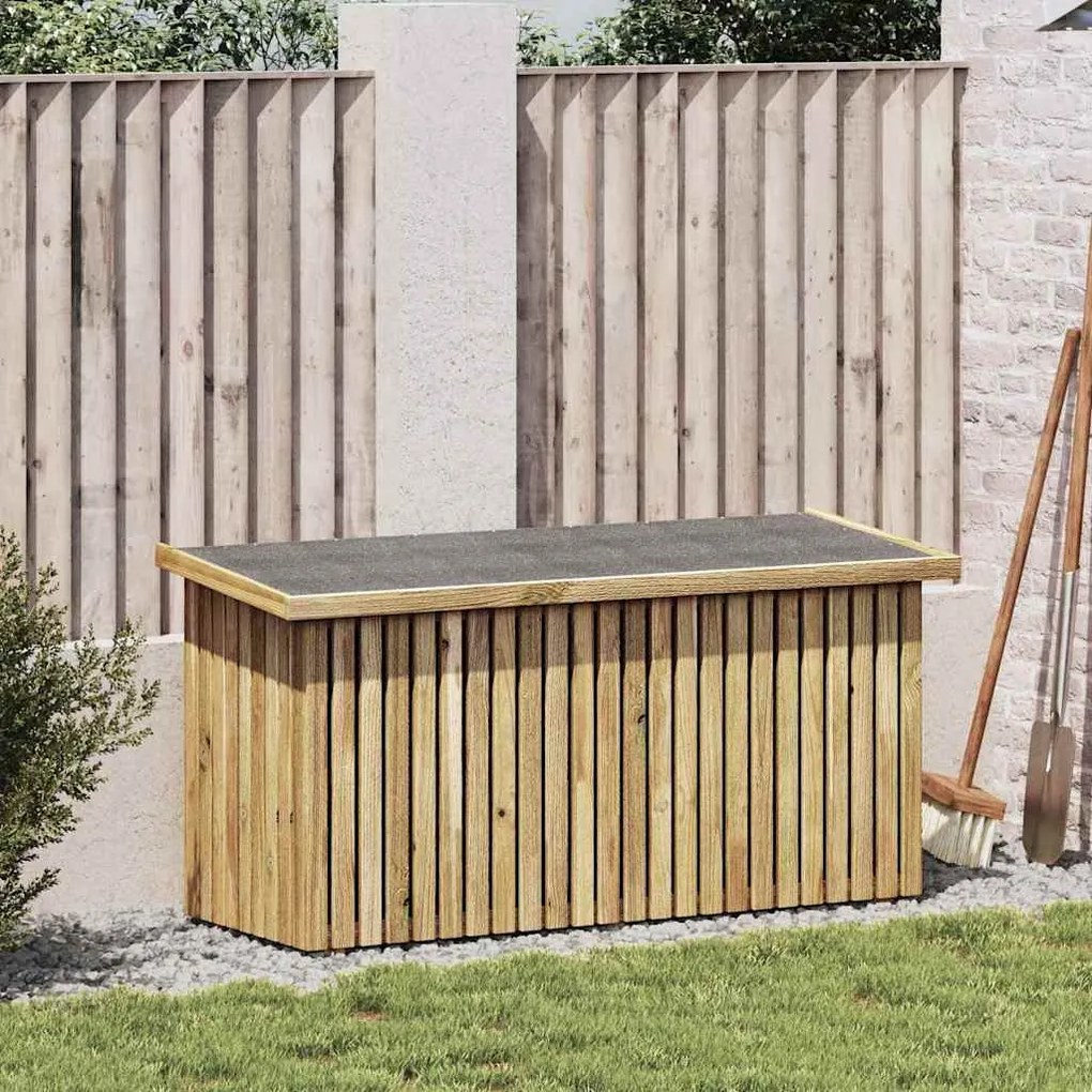 vidaXL Κουτί Αποθήκευσης 119x44x58.5 εκ Επεξεργασμένο Ξύλο Πεύκου