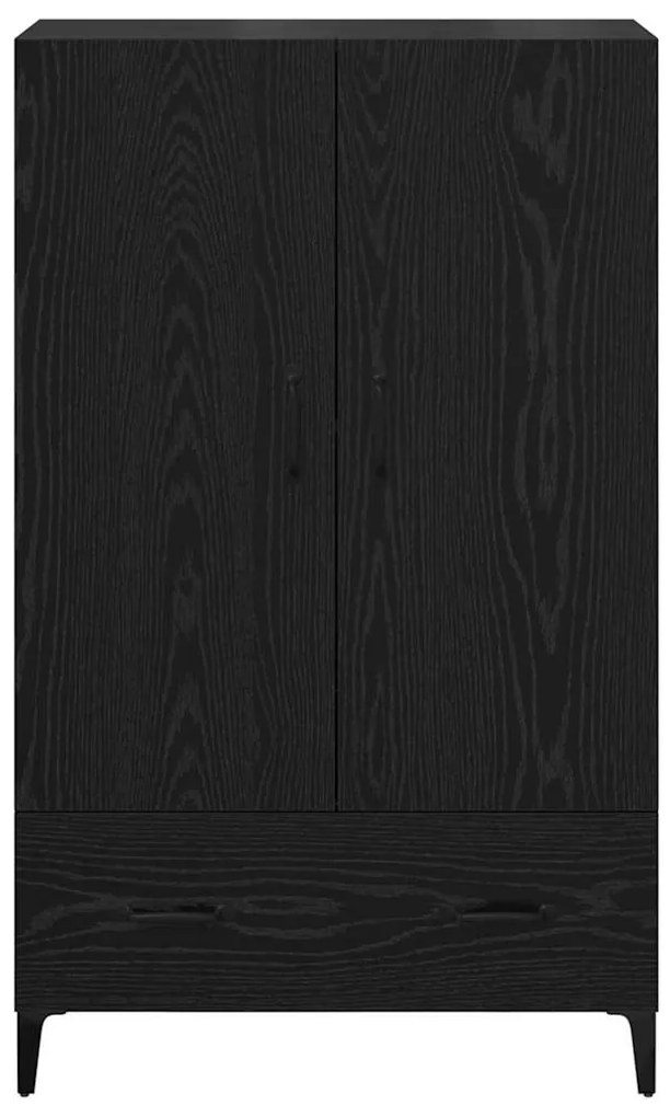 vidaXL Highboard με συρτάρι Μαύρη Οξυά 70 x 31 x 115 εκ