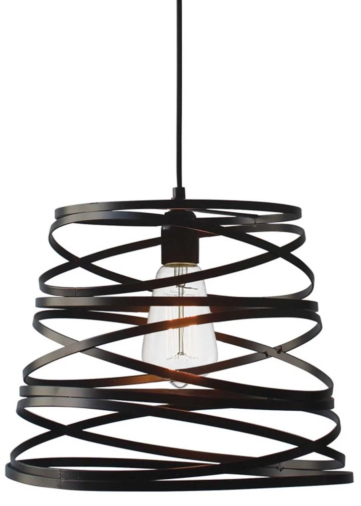 Φωτιστικό Οροφής Avantgarde  KS153840PB Black Metal