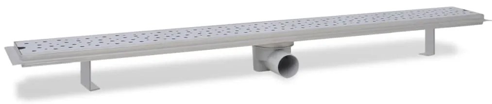 vidaXL Σιφόνια Ντουζιέρας Γραμμικά 2 τεμ. 1030x140 χιλ. Ανοξ. Ατσάλι