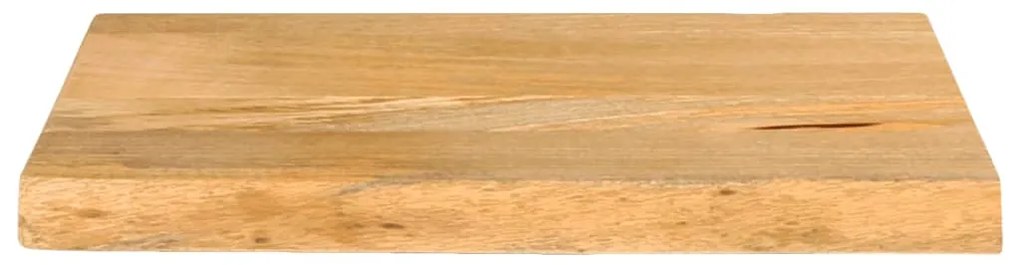 vidaXL Επιφάνεια Τραπεζιού 60x20x2,5 εκ. Live Edge Μασίφ Ξύλο Μάνγκο