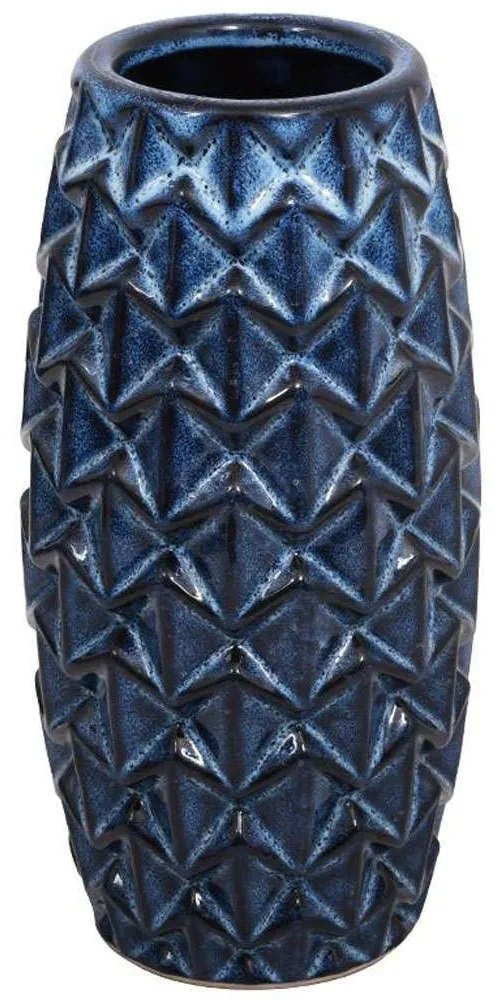 Βάζο 023-124-122 12x23cm Blue Ceramic