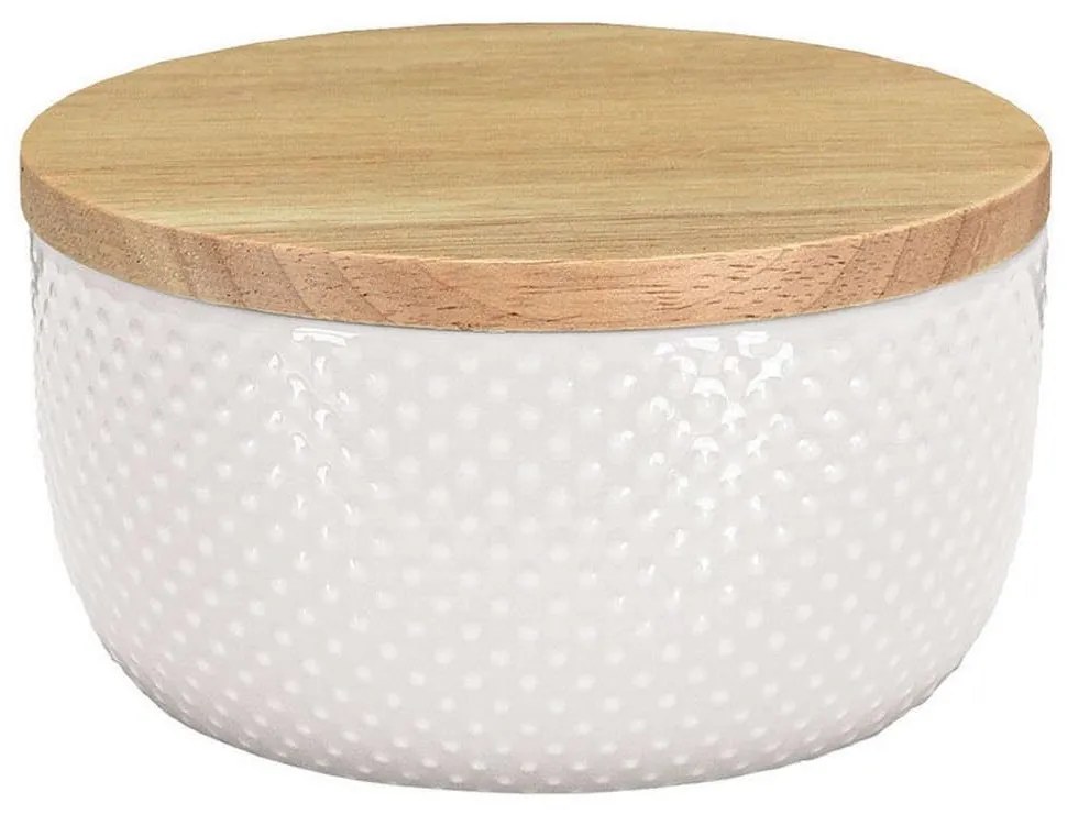 Βάζο Για Βαμβάκι Dotty 8030 13,3x8,5cm White Kleine Wolke Clay