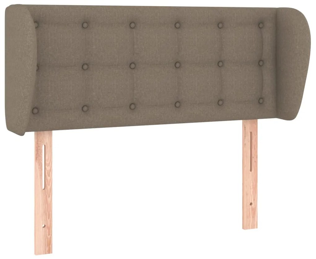 vidaXL Κεφαλάρι με Πτερύγια Taupe 83 x 23 x 78/88 εκ. Υφασμάτινο