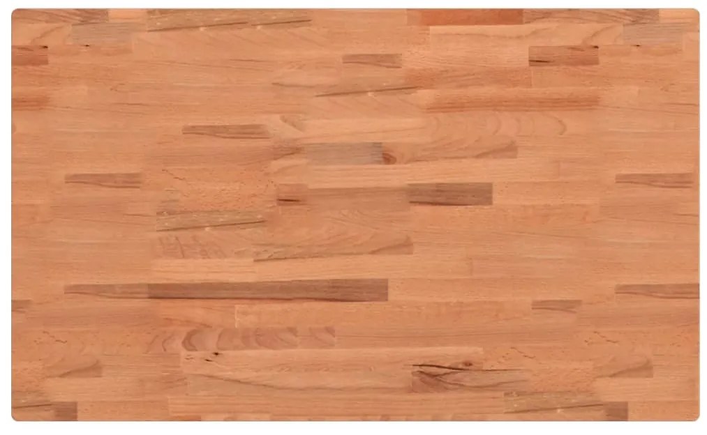 vidaXL Πάγκος Μπάνιου 100x60x4 εκ. από Μασίφ Ξύλο Οξιάς