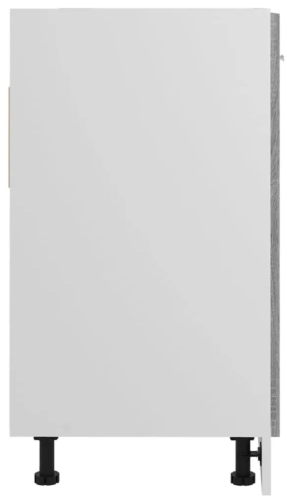 vidaXL Ντουλάπι Νιπτήρα "Lyon" Γκρι Sonoma 80x46x81,5 εκ. από Τεχνητό Ξύλο
