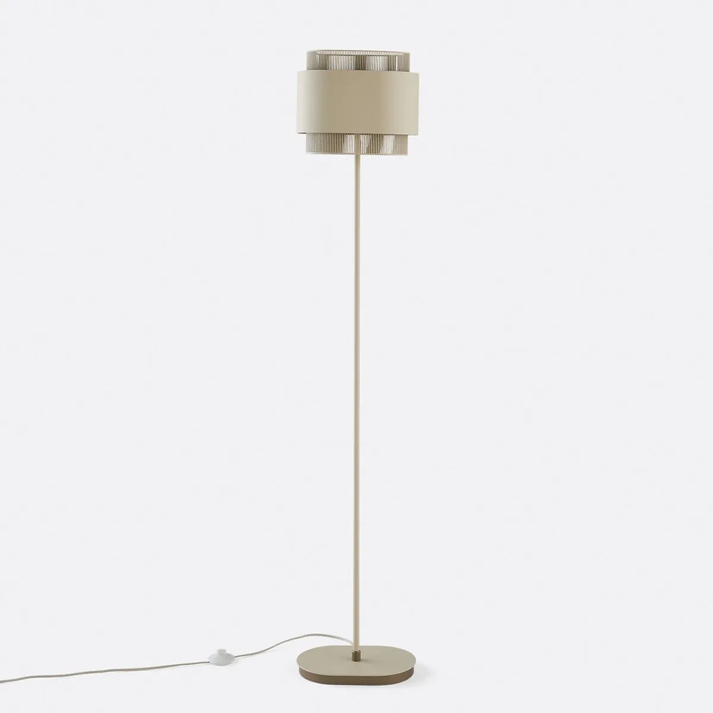 Διπλό επιδαπέδιο φωτιστικό από μέταλλο, Leila