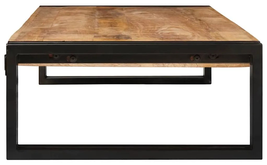 vidaXL Ράφι μπάνιου 120 x 50 x 23 εκ. Μασίφ ξύλο μάνγκο και σίδερο