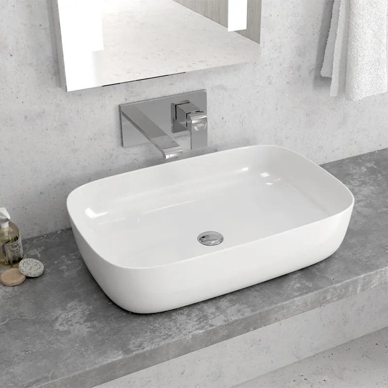 KARAG  LT BASINS Νιπτήρας επικαθήμενος LT 2143-P KARAG 60x39x14,5cm KARAG-5206836561301