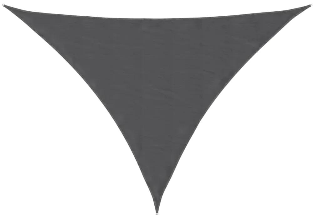 vidaXL Πανί Σκίασης Τρίγωνο Ανθρακί 3 x 4 x 4 μ. από Ύφασμα Oxford