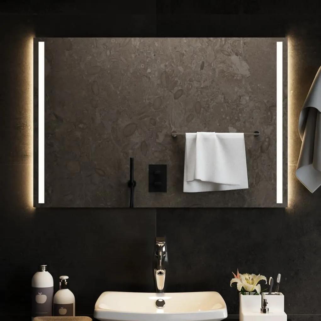 Καθρέφτης Μπάνιου με LED 90x60 εκ. - Διαφανές