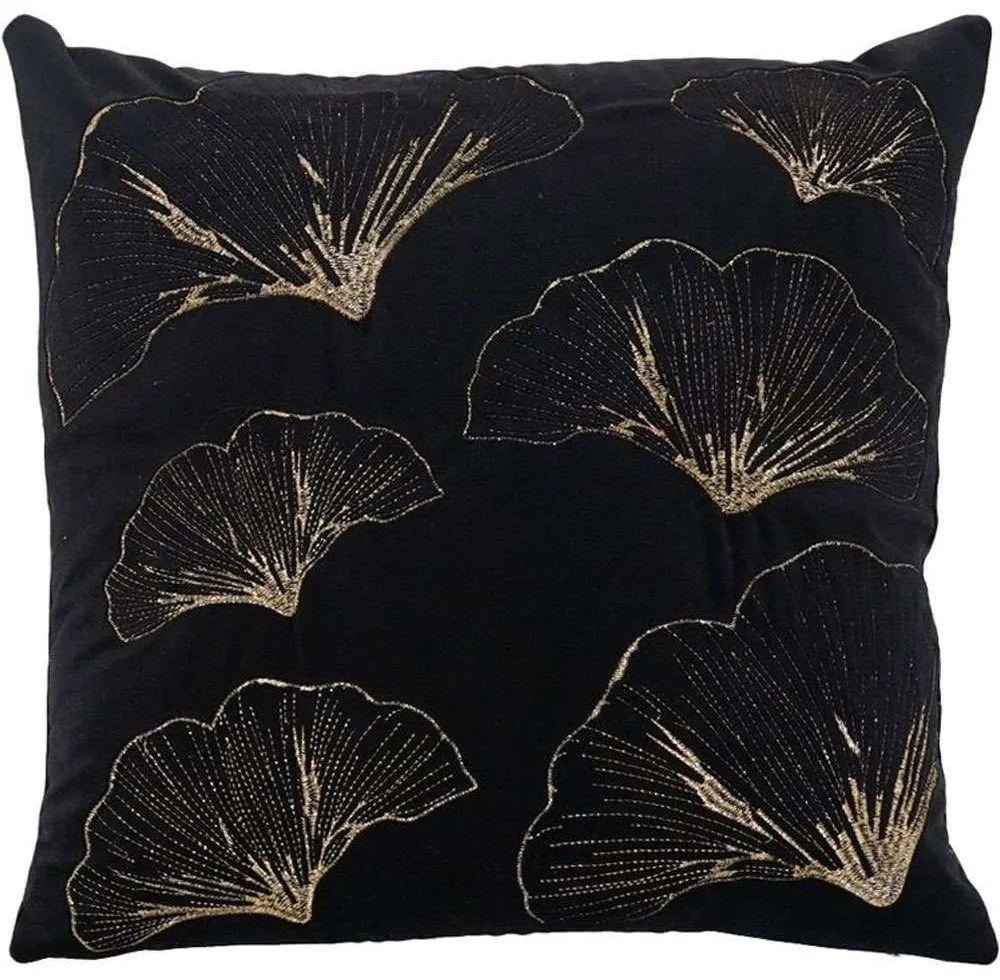 Μαξιλάρι Διακοσμητικό (Με Γέμιση) Dion 018894 Black-Gold 45X45 Fabric