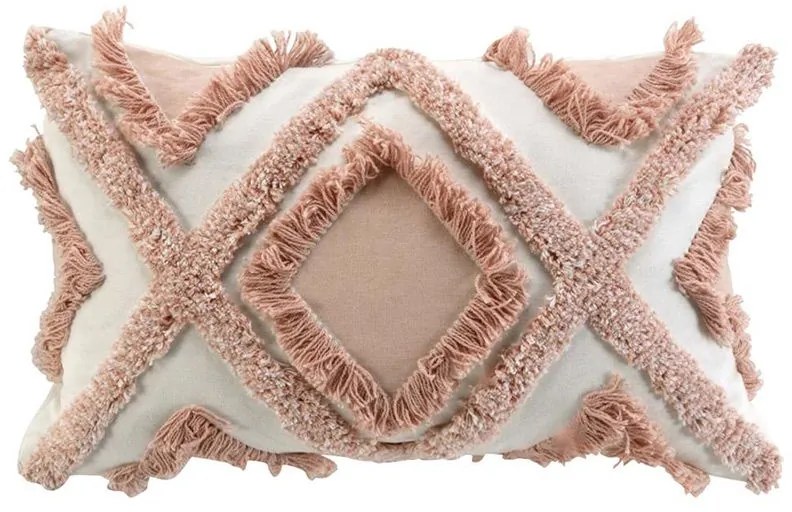 Μαξιλάρι Διακοσμητικό (Με Γέμιση) Marissa 027.1609970 Pink-Cream 30X50 Polyester,Cotton