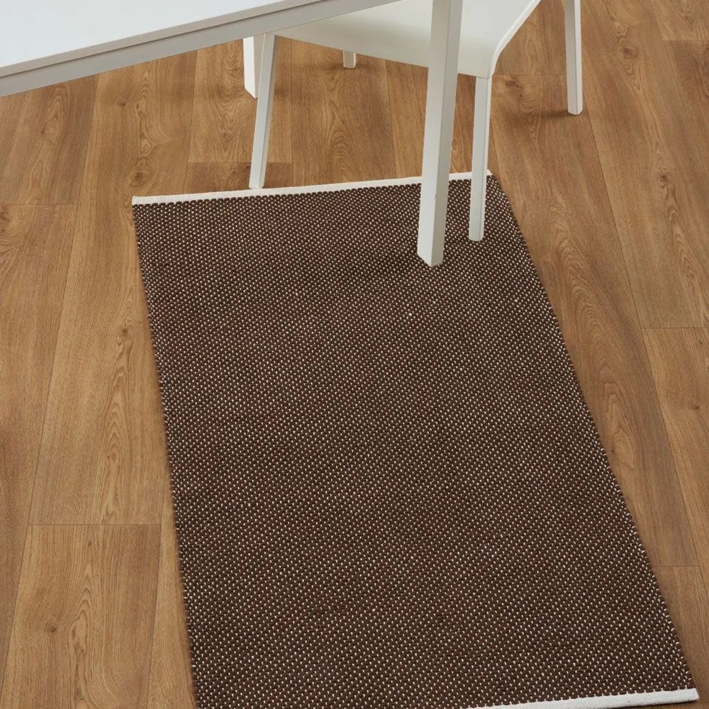 Χαλάκι Κουζίνας Terel 04 Brown Kentia 70X200cm Cotton-Polyester