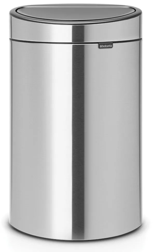 Brabantia 650532 Κάδος Απορριμμάτων Touch Bin New 40L, Matt Steel