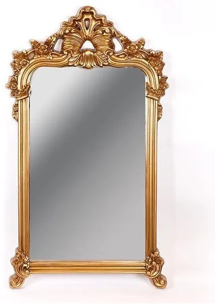 Καθρέφτης Επιτοιχιος Pu Αντικε Χρυσό 66x6x122cm 751-12028 Estheti-751-12028-Χρυσό 751-12028