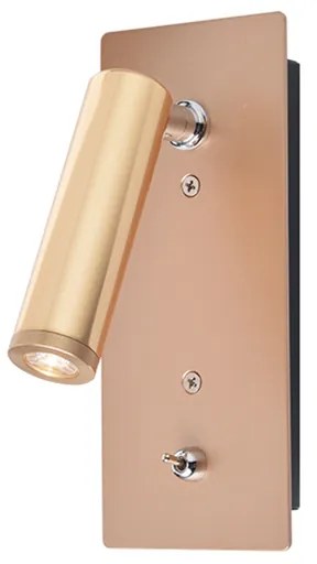 Σποτ Μονόφωτο LED Χωνευτό Aca Inyoka 151BMG Gold